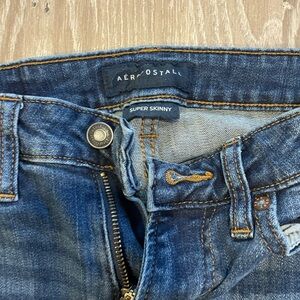 Aeropostale Boys Dark Blue Skinny Jeans